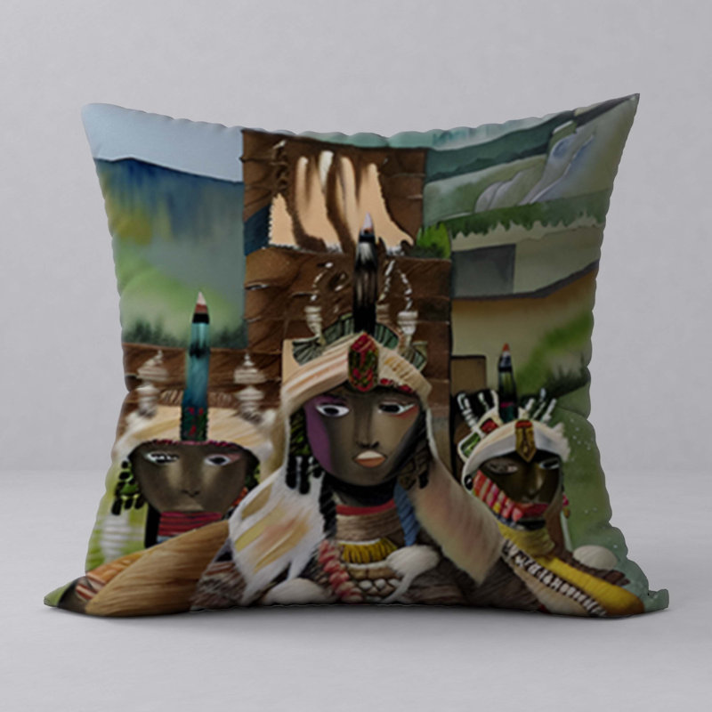 Reversible Throw Pillow