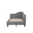 L-Shaped Linen Daybed With Solid Wood Legs-1497422874-1497422876