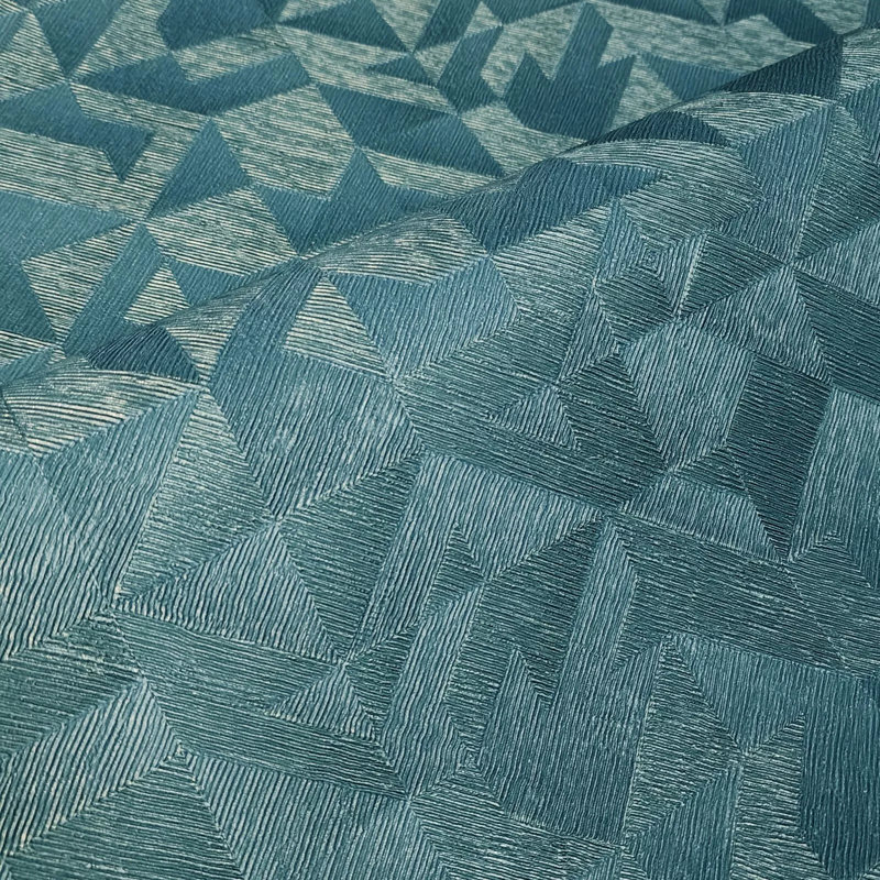 Textures de papier peint géométrique texturé à motif de triangles carrés bleus