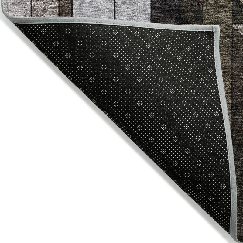 Tapis d'intérieur rond lavable 8 pi