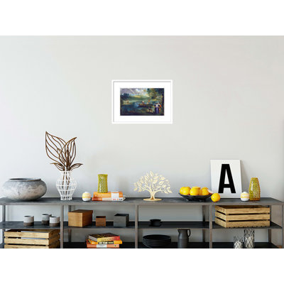«Fishing» par Edward Manet - Impression sur toile