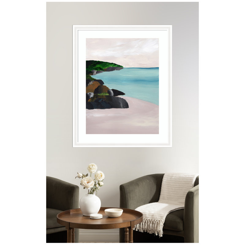 «Seascape» par Nikita Jariwala, impression murale encadrée