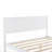 Solid Pine Platform Bed for Bedroom Use, Full Size, Classic White With Under-Bed Storage Drawers