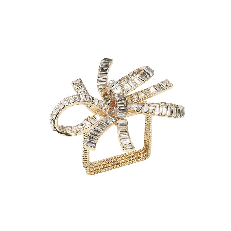 Jeweled Bow Napkin Ring