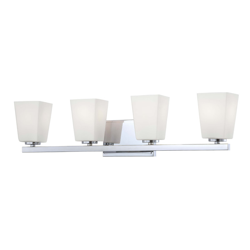 City Square 4 - Light Vanity Light, Chrome