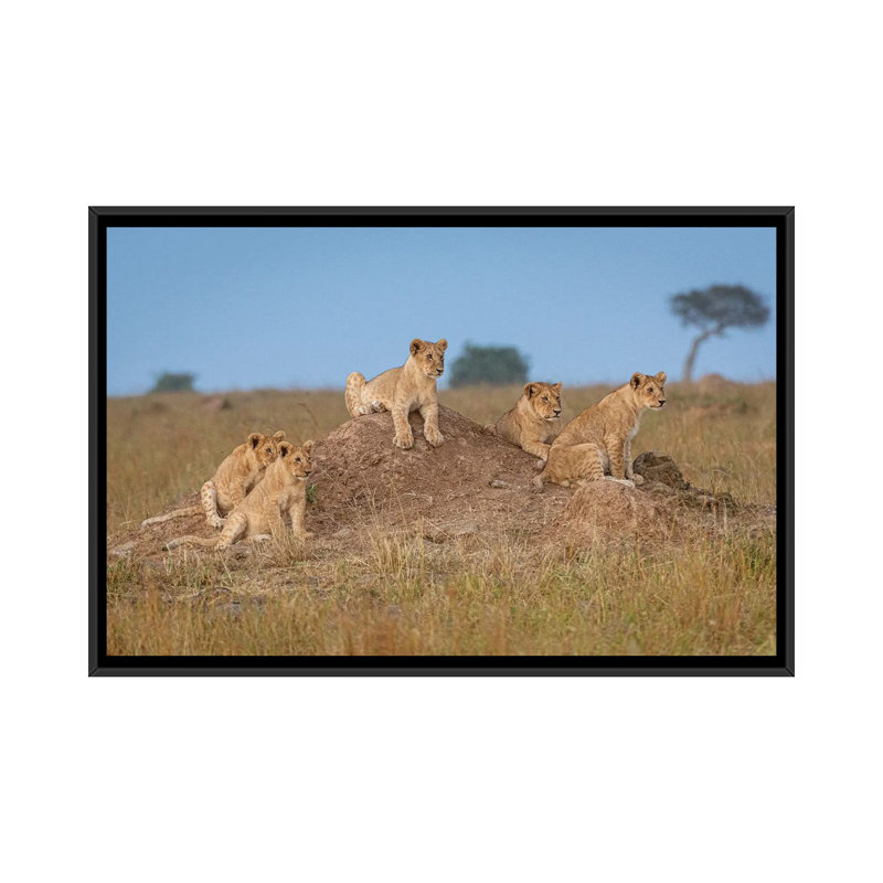 Awaiting Santa's Arrival by Jeffrey C. Sink - Floater Frame Print on Canvas