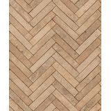 Bricks and More Collection Herringbone Brick Wallpaper Roll