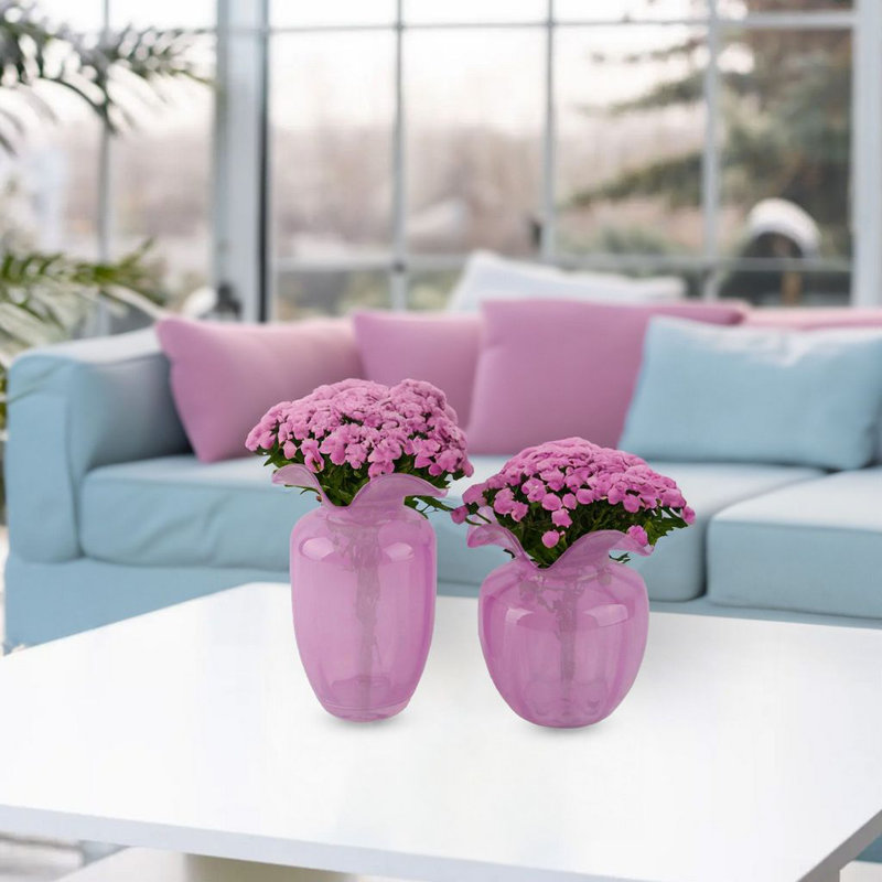 Vase de table Derizzo, Mauve
