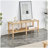 Modern 2-Tier TV Stand for Living Room Furniture,Rectangular Centre Table with Open Storage Shelf,Rounded Rubberwood legs,Stable and Durable,Easy Assembly-1269640070