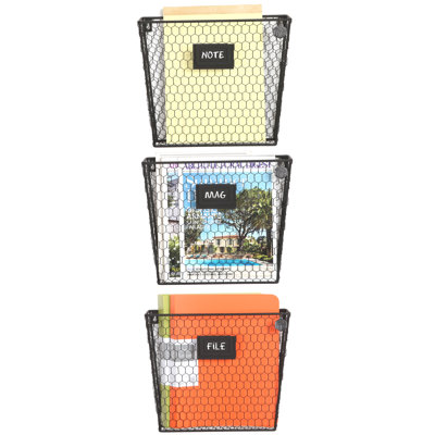Rangement mural pour magazines Mcelrath