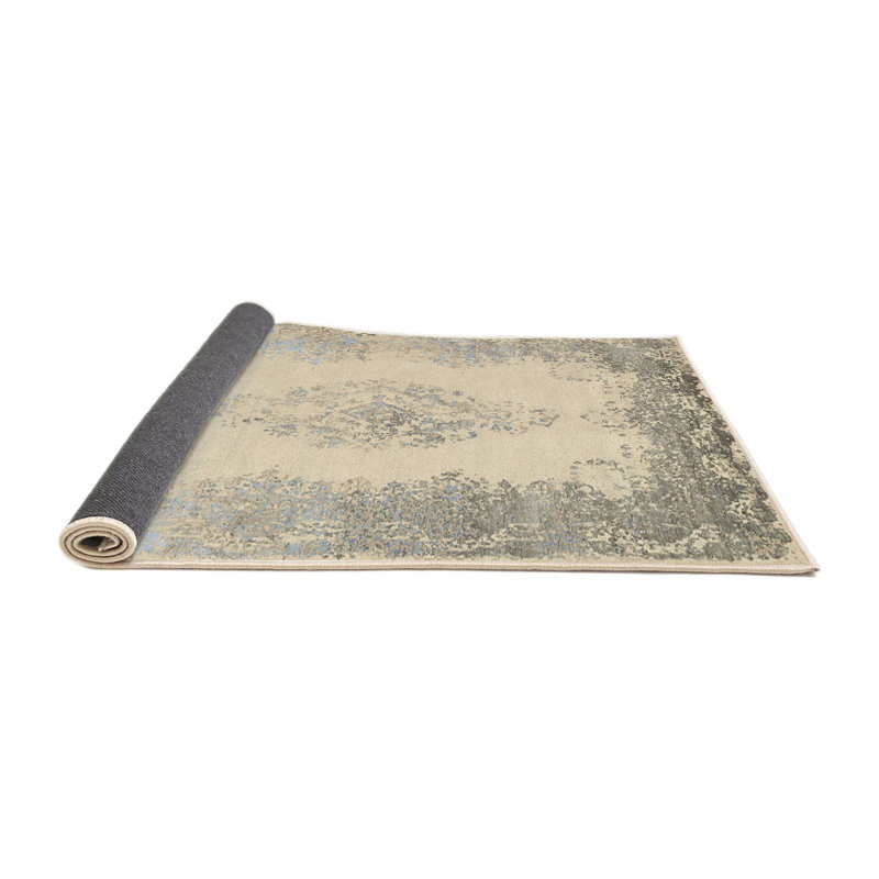 Tapis oriental beige / vert Carnbore, Rond 7 pi