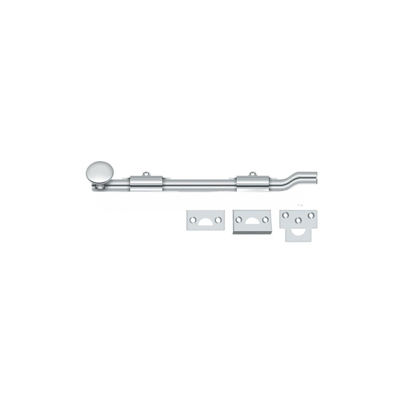 Latch/Catch/Bolt, Polished Chrome