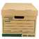Recycled Record Storage Box, Letter, 12" x 15" x 10", Kraft, 12/Carton