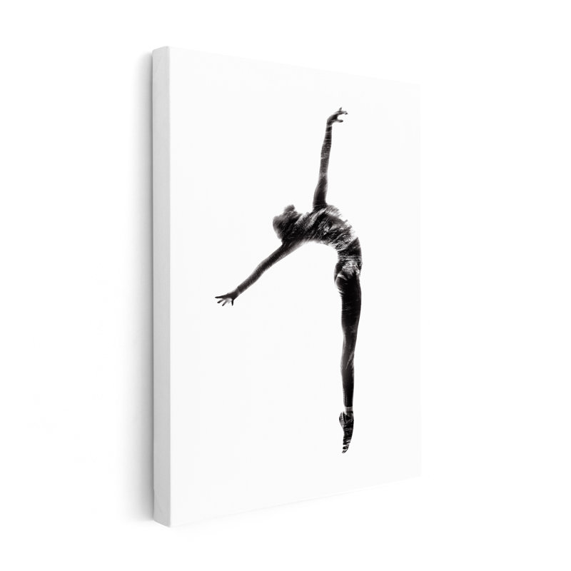 Danseur de ballet, Sans cadre, Canevas, H 11 po x l 14 po