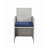 9Pcs Fabric & Wicker Bistro Set