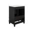 24" Bathroom Vanity With Ceramic Sink, Free Standing Single Vanity Set With 3 Drawers And One Door With Storage Racks-874583585