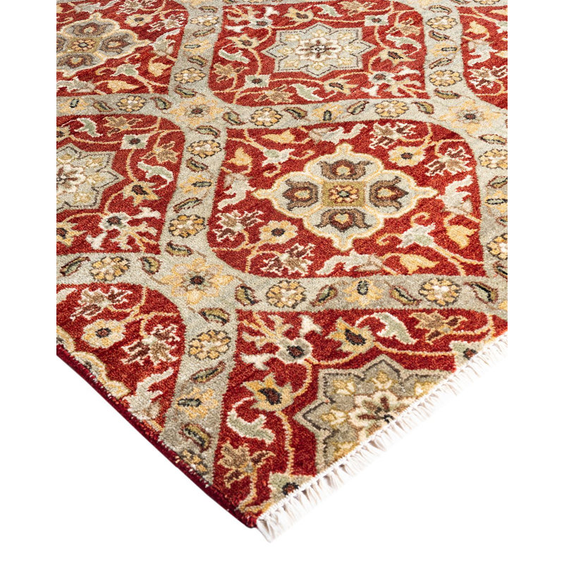 Overdyed One-of-a-Kind 6' 8" X 9' 8" Hand Knotted Area Rug