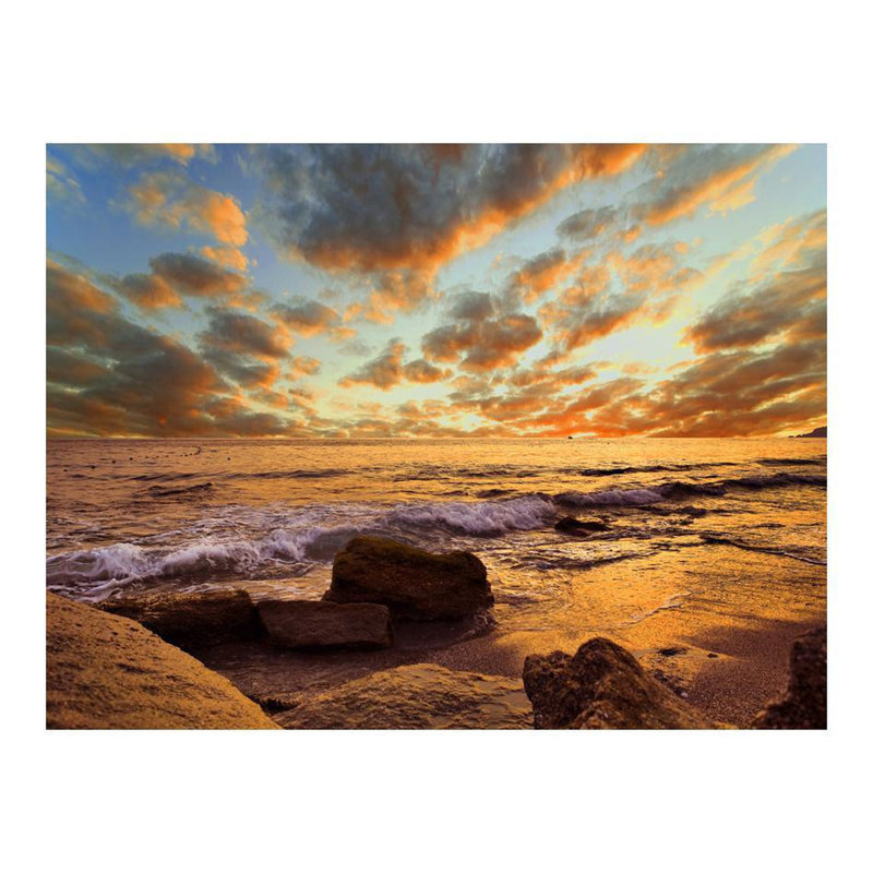 Murale paysage marin Alajhia Turquie, L 106 po x l 137 po