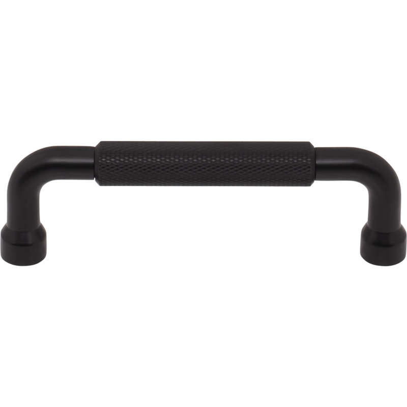 Garrison Bar Pull, Flat Black, 3 3/4" Center To Center