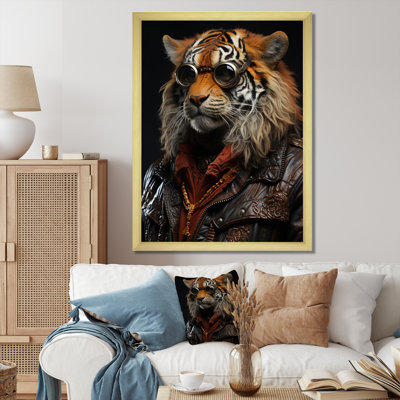 Élégant tigre II - art mural grand tigre
