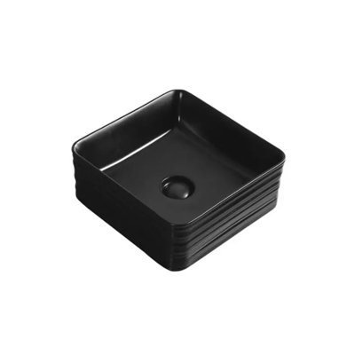 Espace Habitation GBI 15.15'' Porcelain Square Bathroom Sink