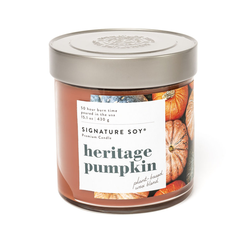 Bougie parfumée à la citrouille Signature, Pot 15,02 oz