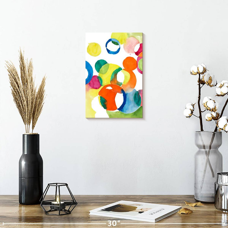 Cercles colorés Avery, H 12 po x l 8 po