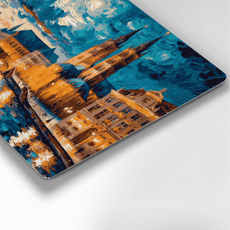 Art mural bleu en villes, Munich, Allemagne