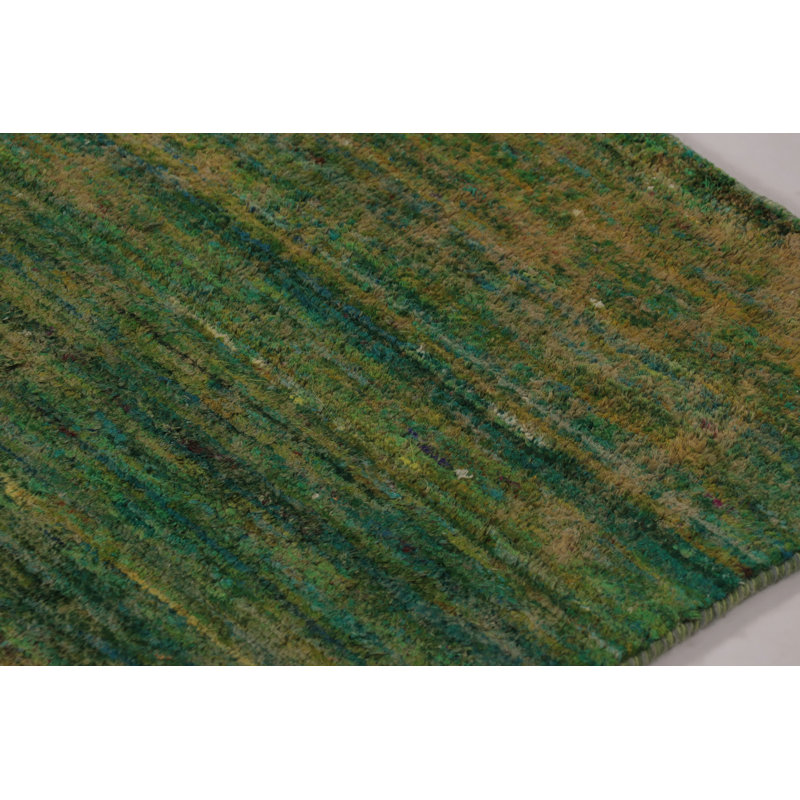 Textural One-of-a-Kind 3'8X3'9 Hand Knotted Area Rug