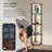 Amiiyah 66" LED Glass Corner Column Floor Lamp with Adjustable Color Temperature