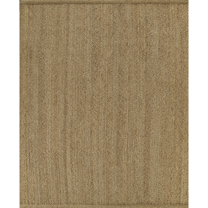 Jute / Sisal Area Rug in Brown, Rectangle 10' x 14', Brown