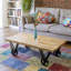 Bradway Wheel Coffee Table