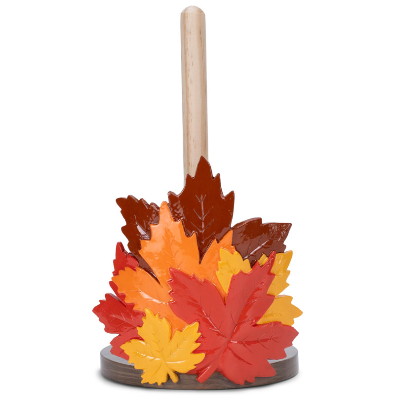 Paper Towel Holder Fall Leaves