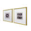 Ensemble de 2 boîtes murales 23,5 "X 23,5" Grace