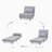 Jacquelyn 32" Wide Convertible Chair-735455325-787126319