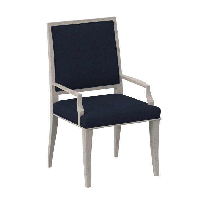 Chaise avec accoudoirs Princeton, Bisque, Ébène Margaret
