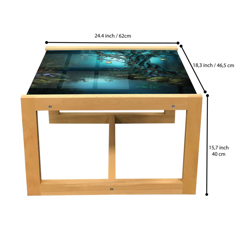 Jahmarni Sled Coffee Table, 62cm H x 46cm W x 40cm D