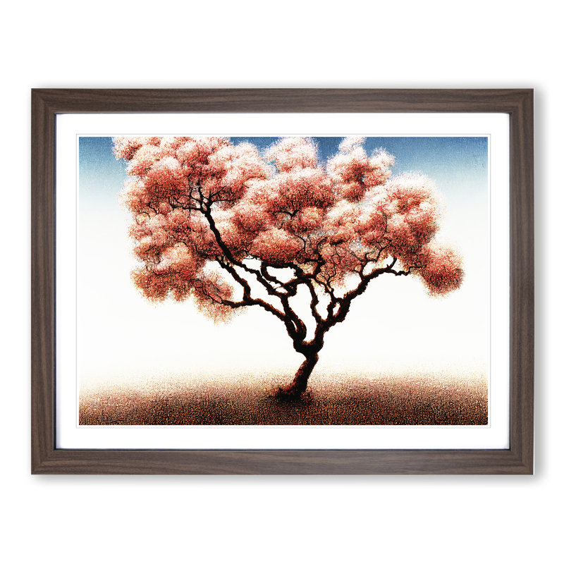 Stupendous Tree - Single Picture Frame Print, 34cm H x 46cm W x 2cm D, Walnut Framed