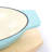 Martha Stewart 2 Piece Enameled Cast Iron Oval Casserole Birch Wood Trivet Set In Aqua-59805343