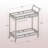 34.3'' W Bar Cart Kitchen Serving Cart With Multi-Level Storage Drinks Trolley, Home Bar Serving Cart, Wine Cart-956133338