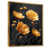 Toile avec cadre flottant or