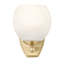 Applique murale moderne 1 lumière en or 8,75 po Novalie-123223148
