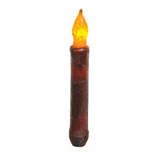 Unscented Flameless Taper Candle (Set of 4)