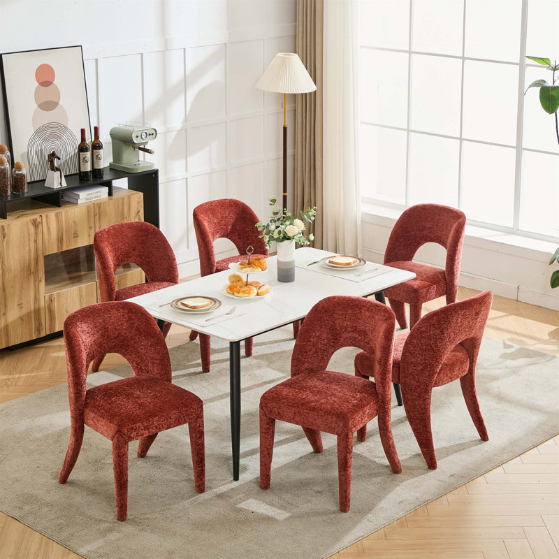 Chaises de salle à manger, Rose