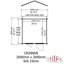 Porto 9.5 x 9 Ft. Tongue & Groove Log Cabin-29354234