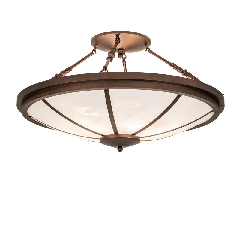6 - Light Semi Flush Mount