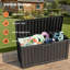 360L Lockable Waterproof Resin Outdoor Storage Box-621064937