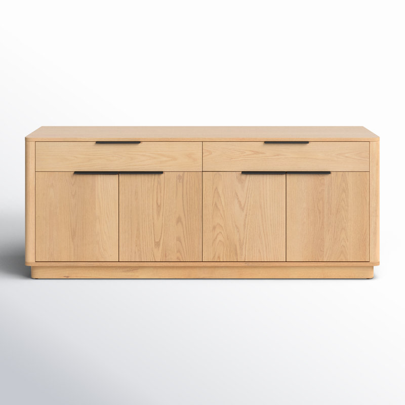 Gabrietta Media Console TV Stand, Natural
