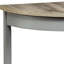 Console de style rustique gris avec tablette pour l'entrée et le couloir du salon transitionnel