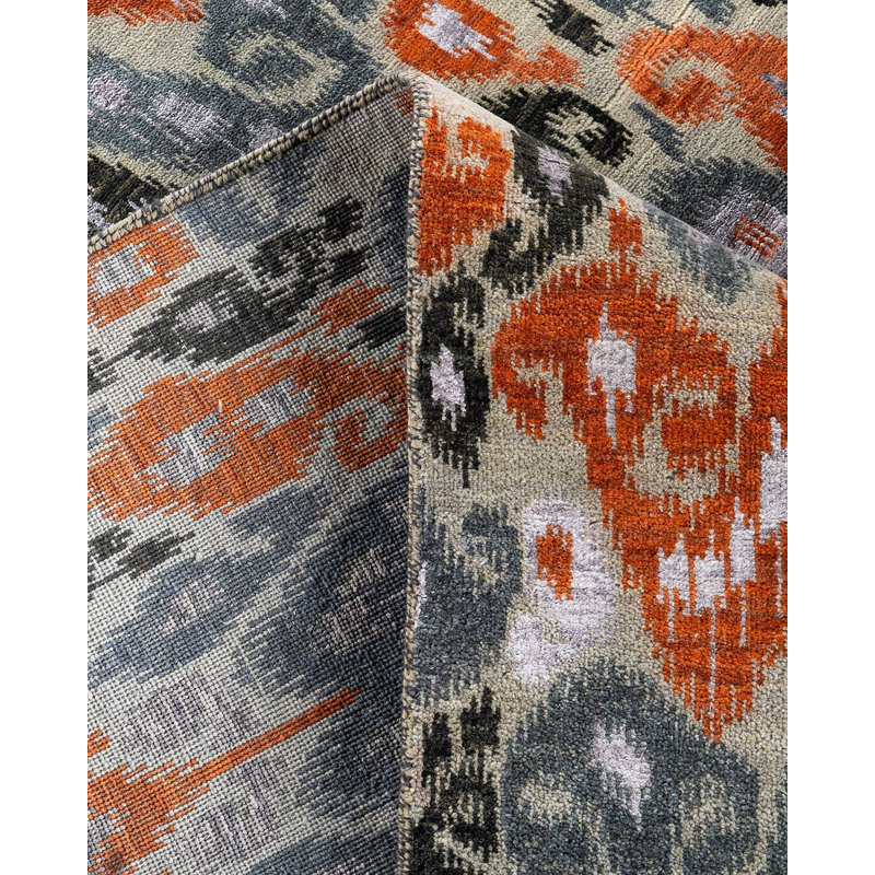 Overdyed One-of-a-Kind 9' 1" X 12' 4" Hand Knotted Area Rug